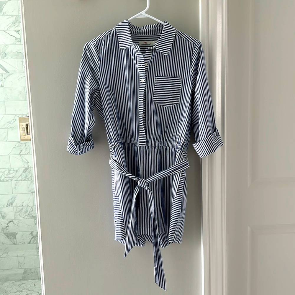 Vineyard Vines romper, size 8, pockets, NWOT